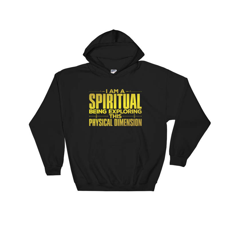 I Am a Spiritual Being: Hooded Sweatshirt