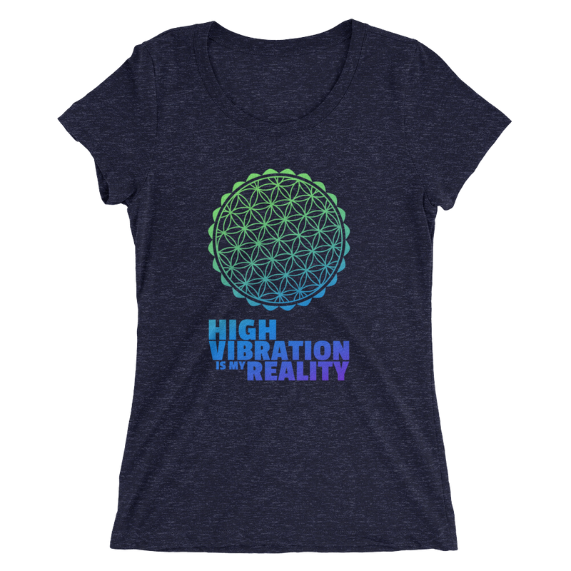 High Vibration is My Reallity: Ladies' short sleeve t-shirt