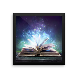 Book Of Wisdom Framed photo paper poster