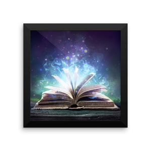 Book Of Wisdom Framed photo paper poster