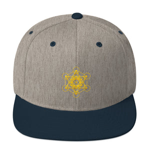 Sacred Geometry Metatron's Cube Hat | Conscious Empowerment Cap