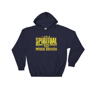 I Am a Spiritual Being: Hooded Sweatshirt