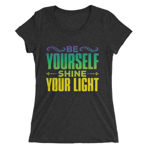 Shine Your Light: Ladies' short sleeve t-shirt