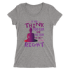 The Power Of Thoughts: Ladies' short sleeve t-shirt