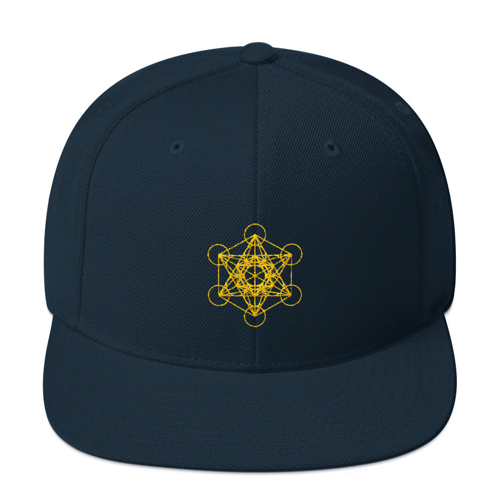 Sacred Geometry Metatron's Cube Hat | Conscious Empowerment Cap